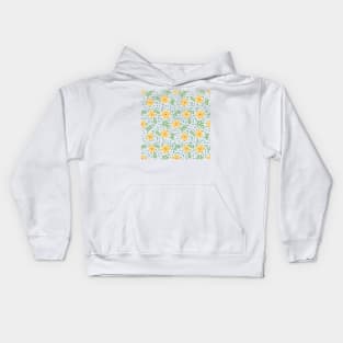 Yellow Flowers Kids Hoodie